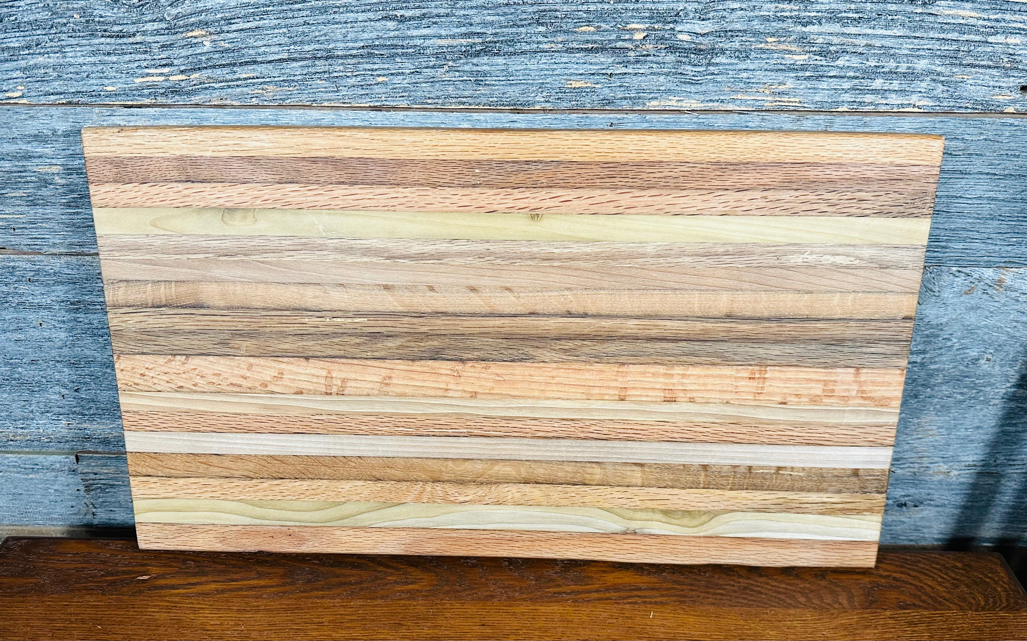 Handcrafted Tobacco Stick Cutting Board