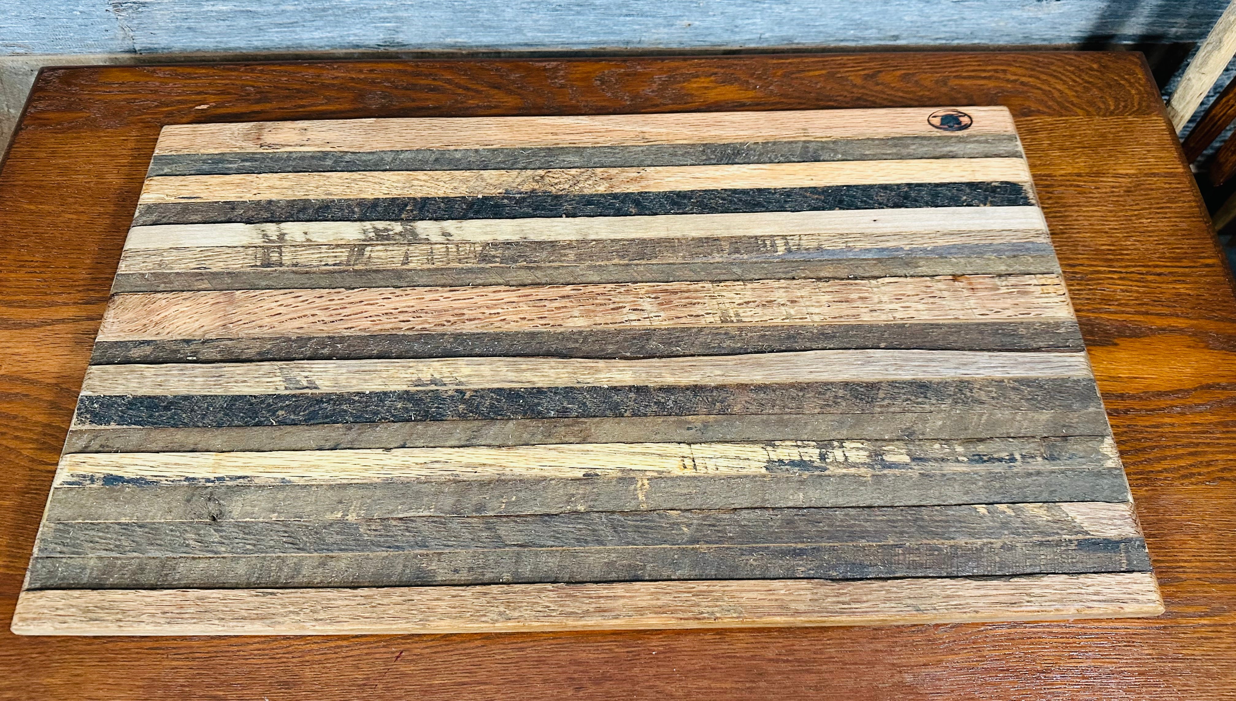 Handcrafted Tobacco Stick Cutting Board