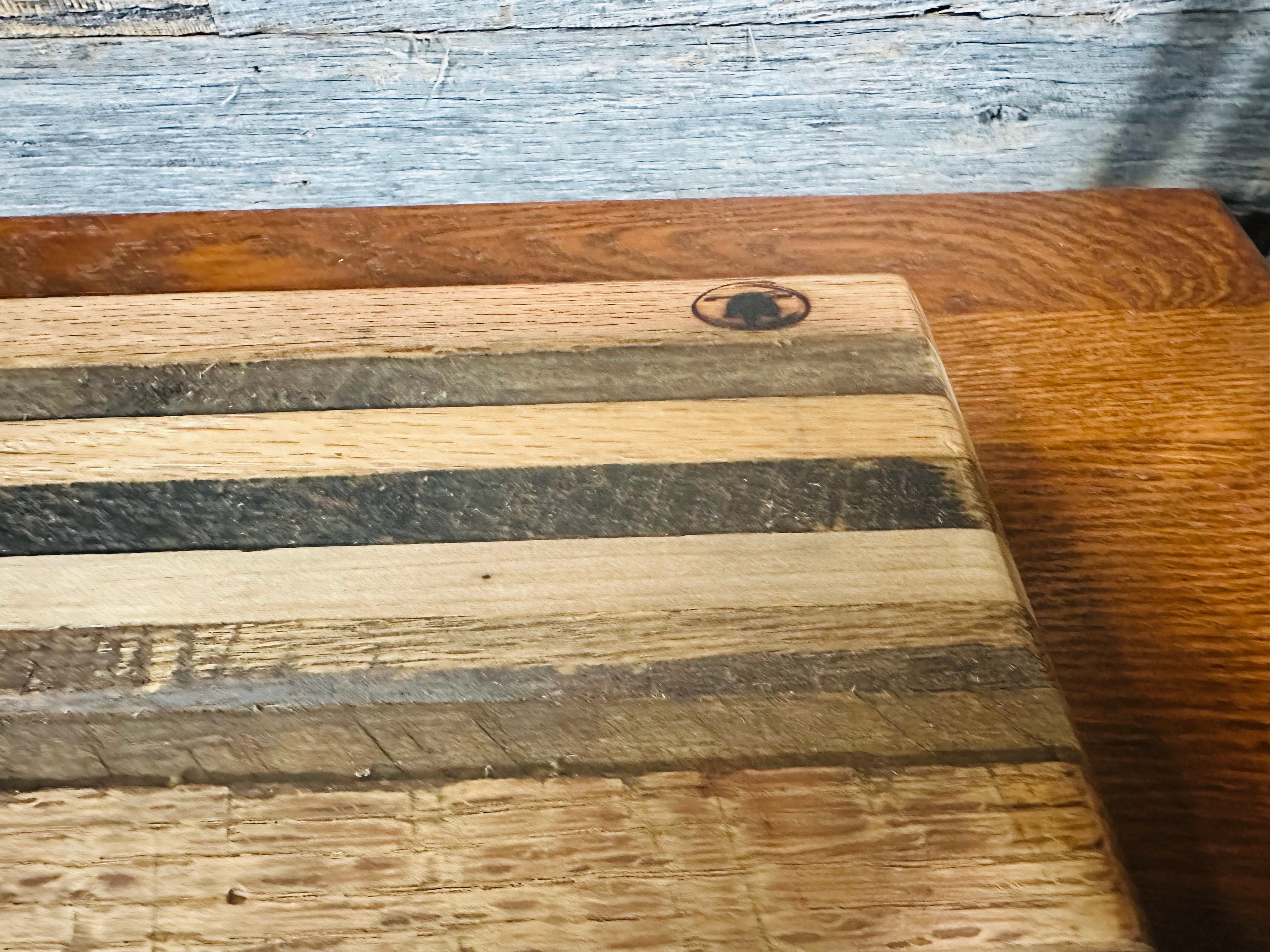Handcrafted Tobacco Stick Cutting Board