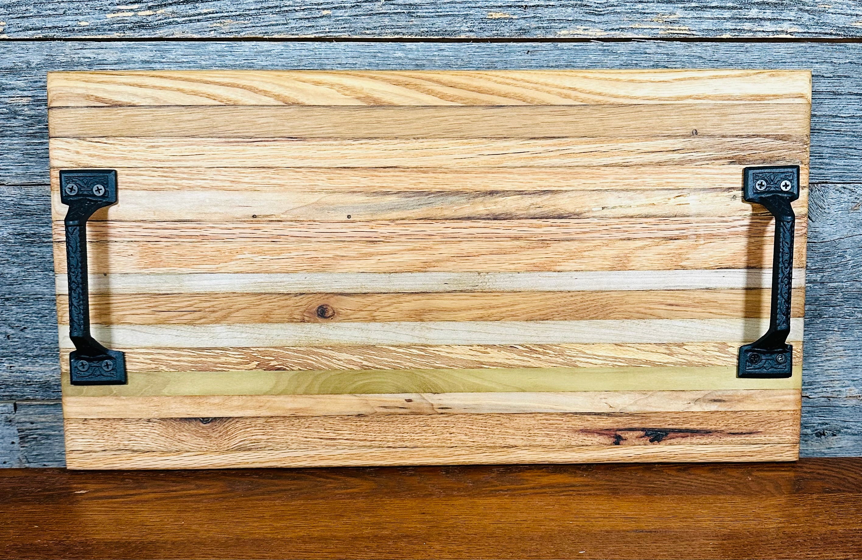 Handcrafted Tobacco Stick Decorative Tray