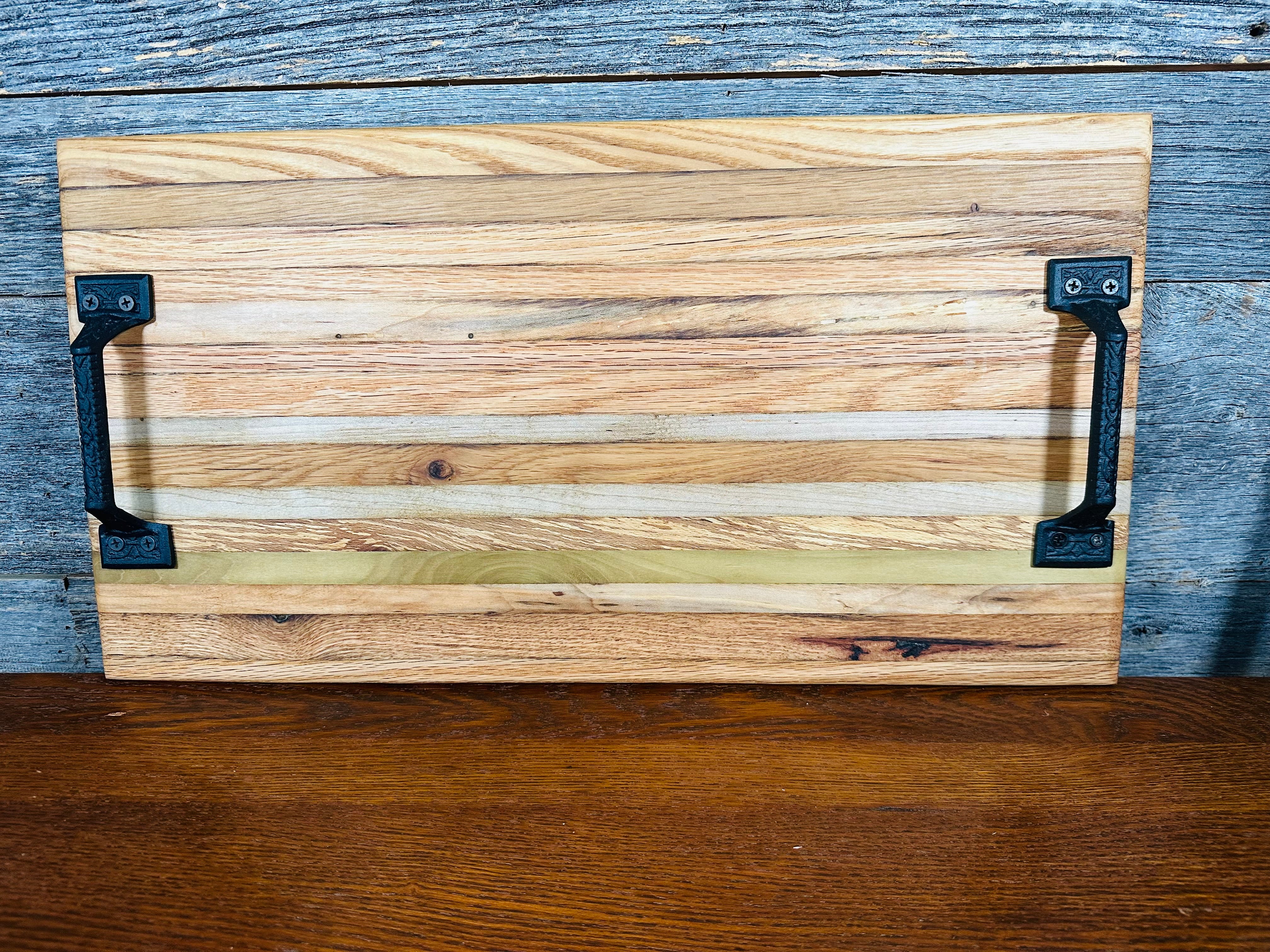 Handcrafted Tobacco Stick Decorative Tray